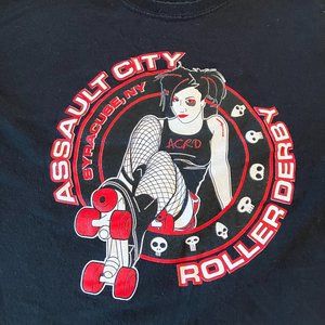 Assault City Roller Derby T-shirt XL